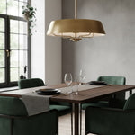 Load image into Gallery viewer, Industrial Brushed Brass Cone Pendant Light