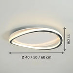 Load image into Gallery viewer, Minimalist Acrylic Ring Ceiling Light