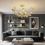 Load image into Gallery viewer, Modern Stainless Steel Multicolored Round Chandeliers