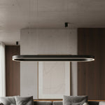 Load image into Gallery viewer, Modern Aluminum Oval Pendant Light