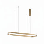 Load image into Gallery viewer, Modern Aluminum Oval Pendant Light
