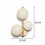 Load image into Gallery viewer, Modern Round Glass & Metal Wall Sconce