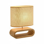 Load image into Gallery viewer, Scandinavian Natural Wood Round Table Lamp