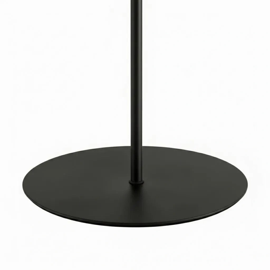 Industrial Metal & Wood Tall Floor Lamp