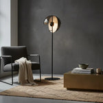 Load image into Gallery viewer, Industrial Metal &amp; Wood Tall Floor Lamp