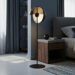Load image into Gallery viewer, Industrial Metal &amp; Wood Tall Floor Lamp