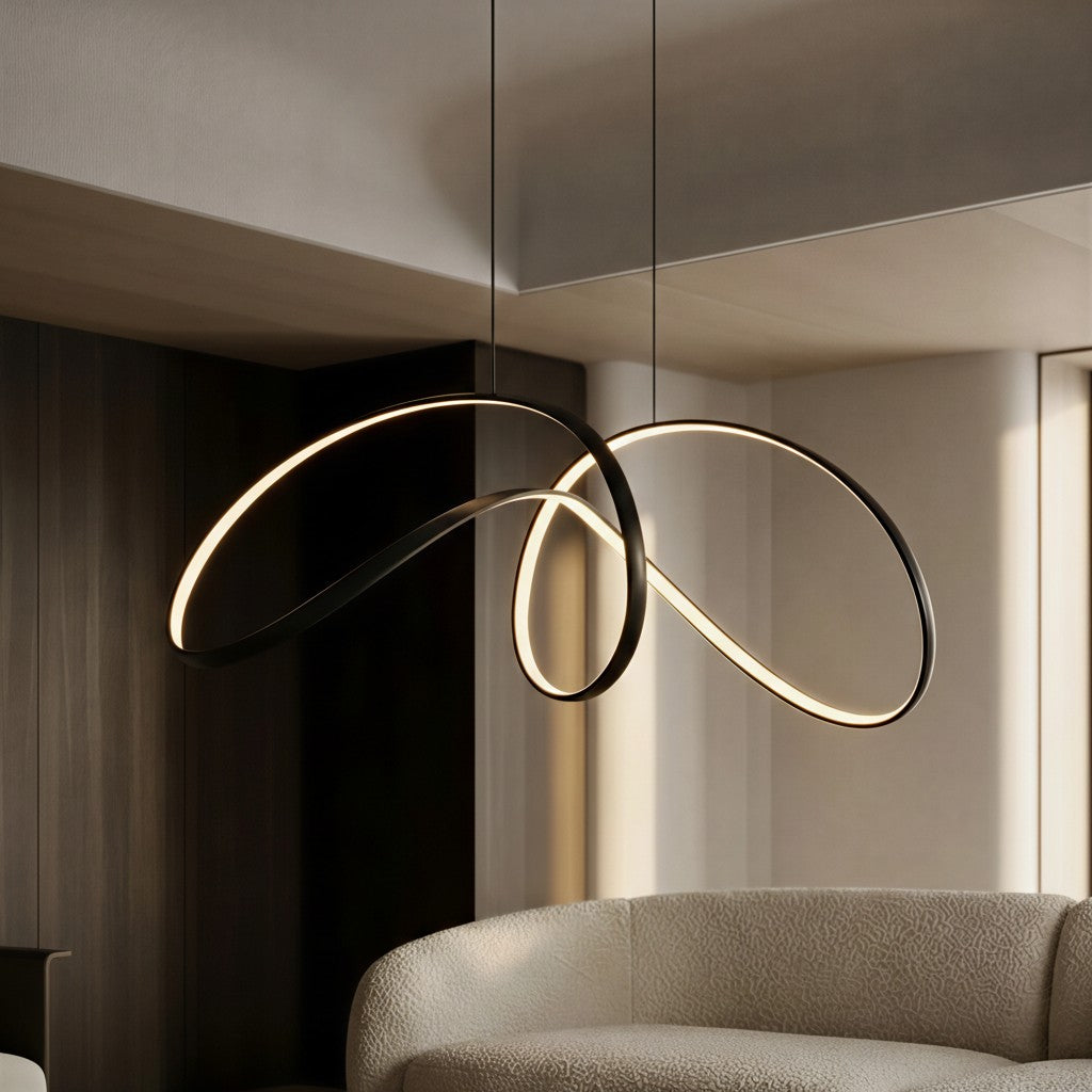 Industrial Modern Metal Round Pendant Light