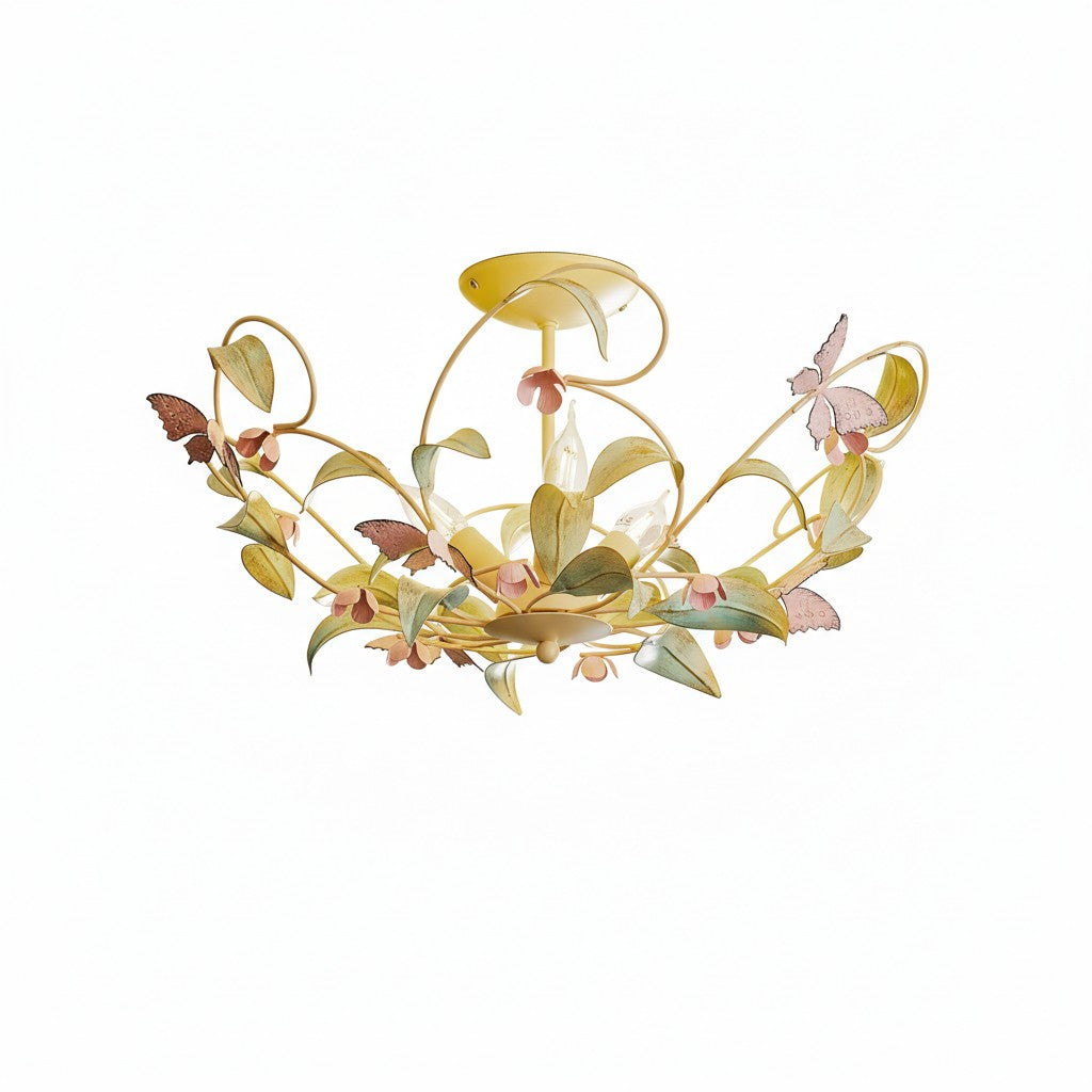 Modern Stainless Steel Multicolored Round Chandeliers