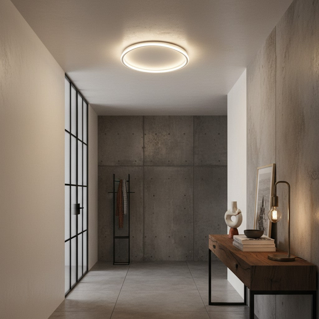 Minimalist Acrylic Ring Ceiling Light