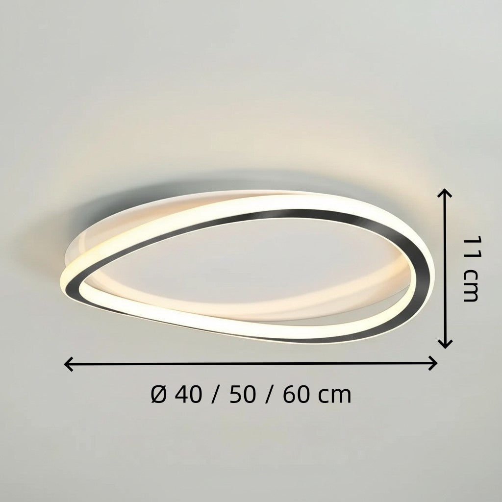 Minimalist Acrylic Ring Ceiling Light