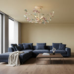 Load image into Gallery viewer, Modern Stainless Steel Multicolored Round Chandeliers