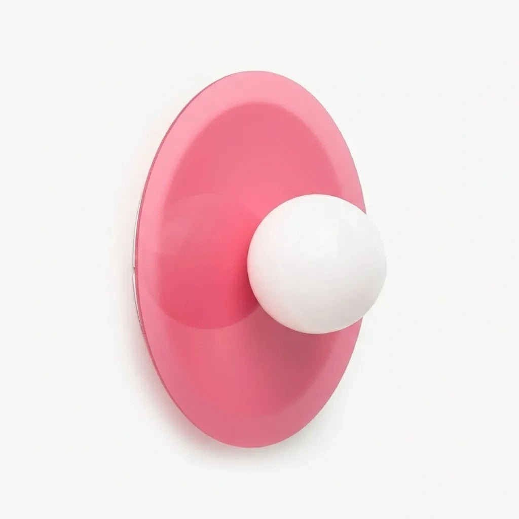Modern Colorful Round Wall Sconce Ceiling Light