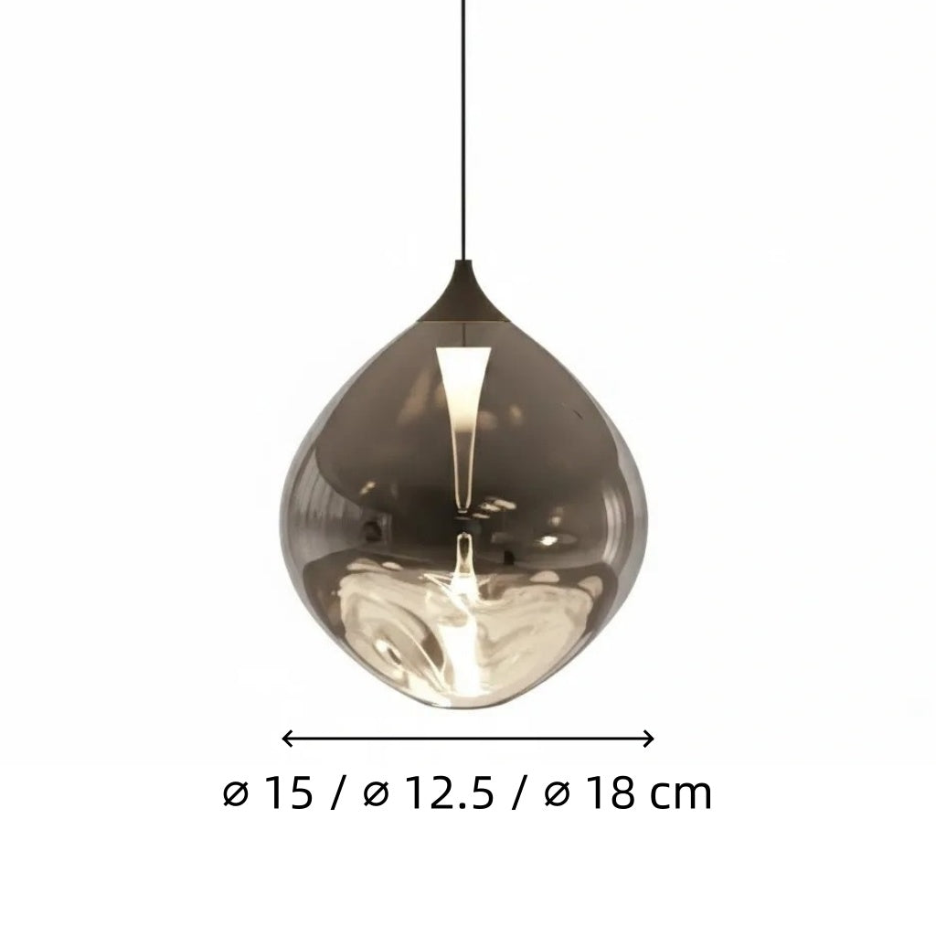 Modern Glass Sphere Pendant Light