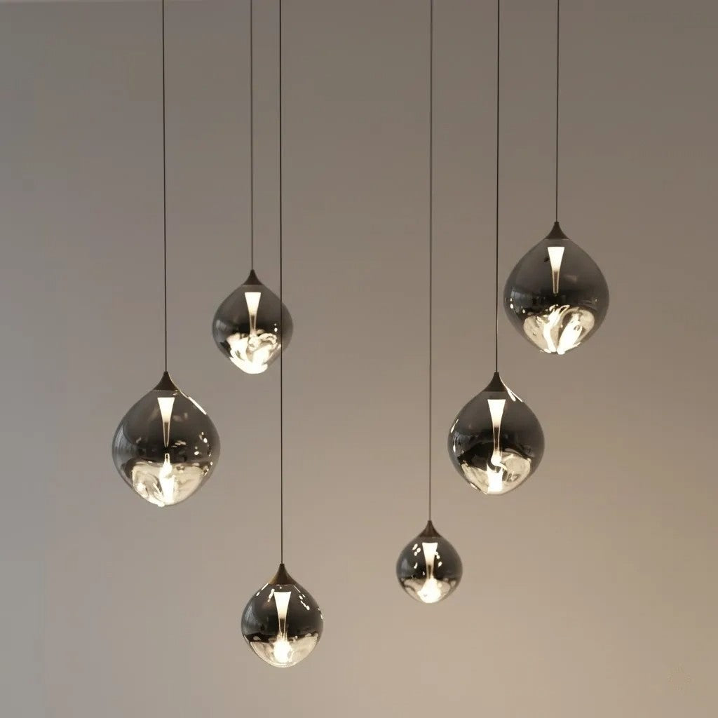 Modern Glass Sphere Pendant Light