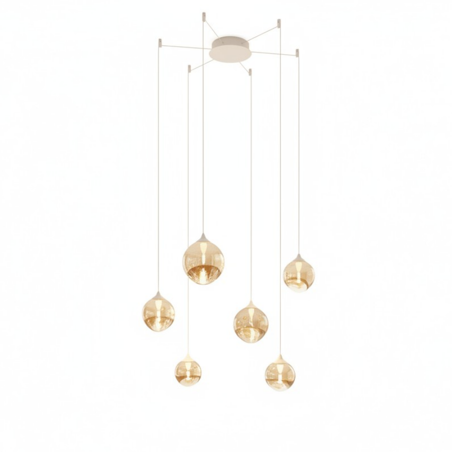 Modern Glass Sphere Pendant Light