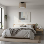 Load image into Gallery viewer, Modern Industrial Steel &amp; Wood Ceiling Light
