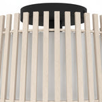 Load image into Gallery viewer, Modern Industrial Steel &amp; Wood Ceiling Light