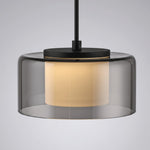 Load image into Gallery viewer, Modern LED Smoked Glass Globe Pendant Light