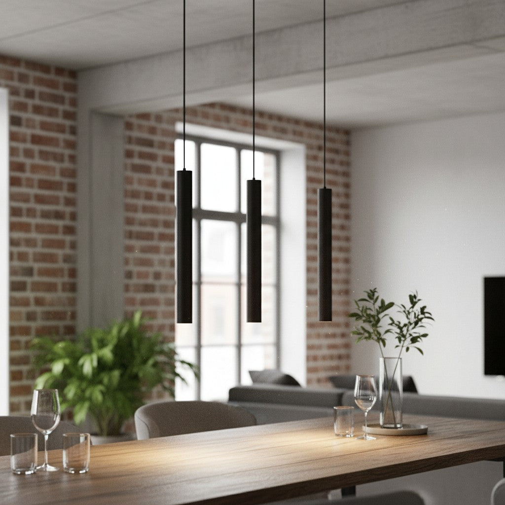 Modern Metal Linear Pendant Light