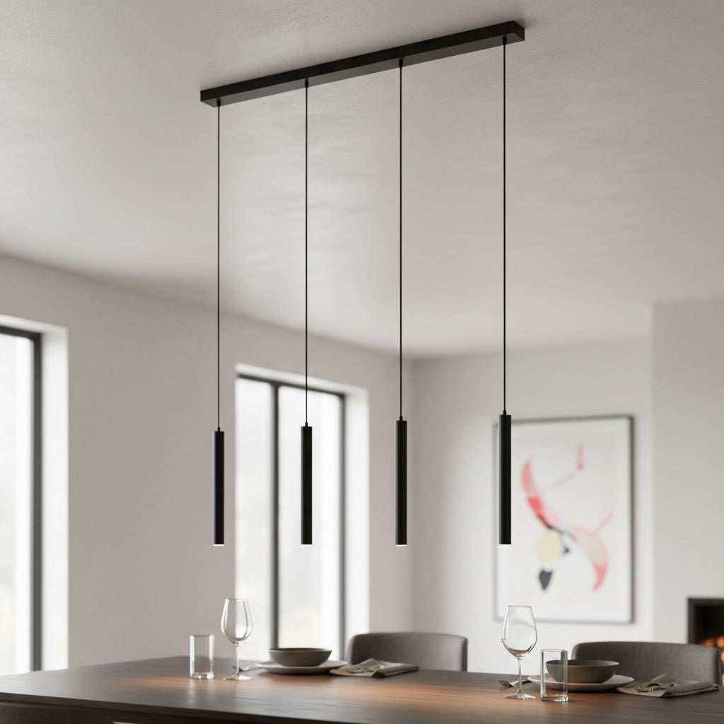 Modern Metal Linear Pendant Light