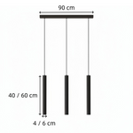 Load image into Gallery viewer, Modern Metal Linear Pendant Light