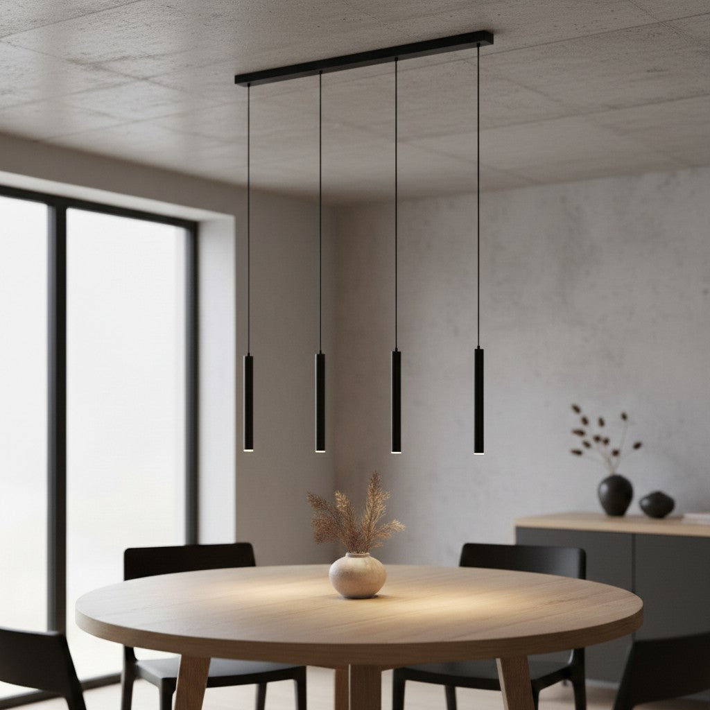 Modern Metal Linear Pendant Light