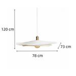 Load image into Gallery viewer, Modern Paper Double Sheet Pendant Light