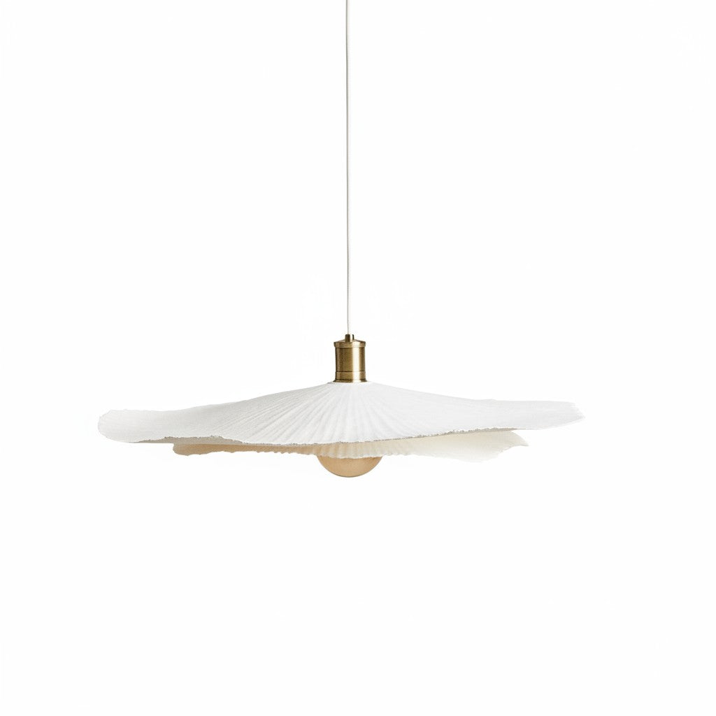 Modern Paper Double Sheet Pendant Light