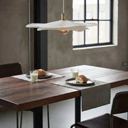 Modern Paper Double Sheet Pendant Light