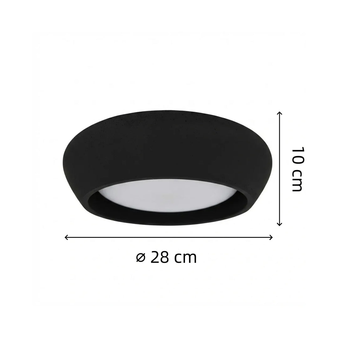 Modern Round Plaster Ceiling Light