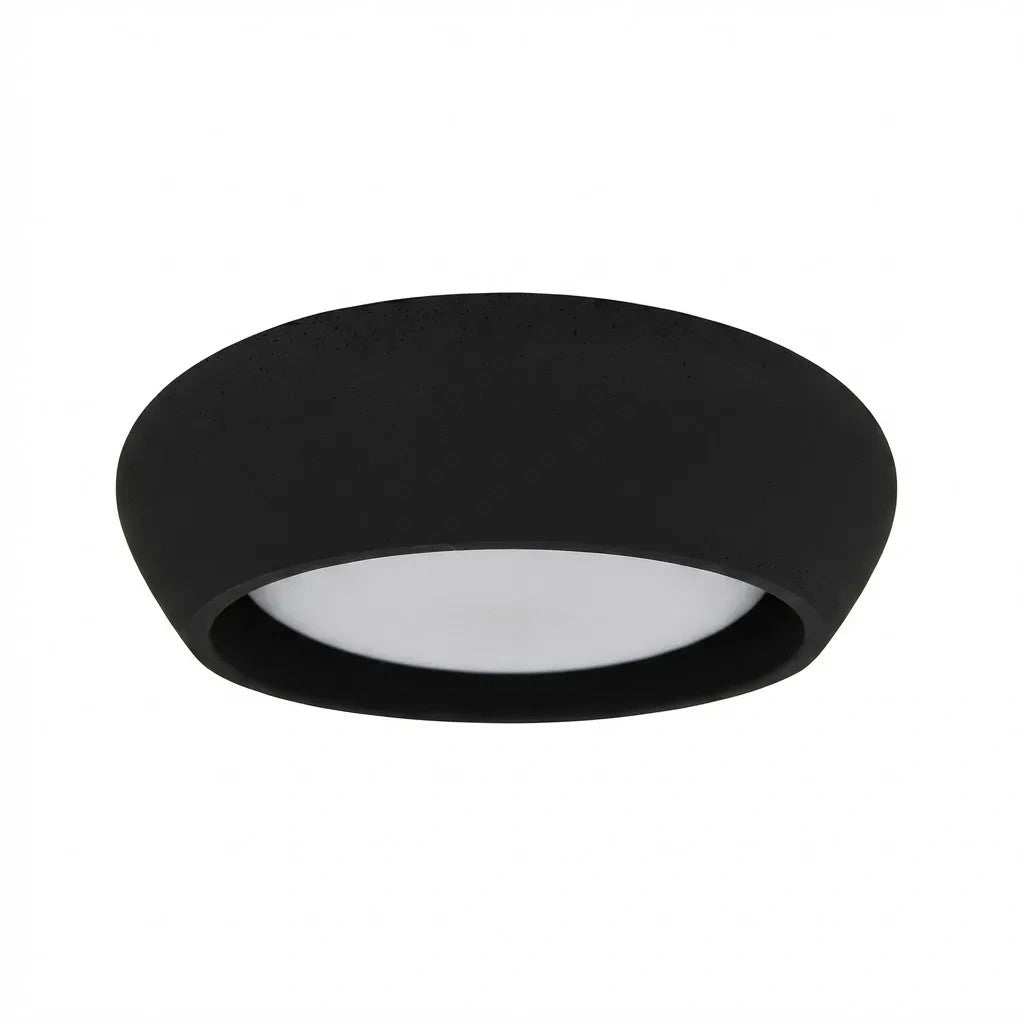Modern Round Plaster Ceiling Light