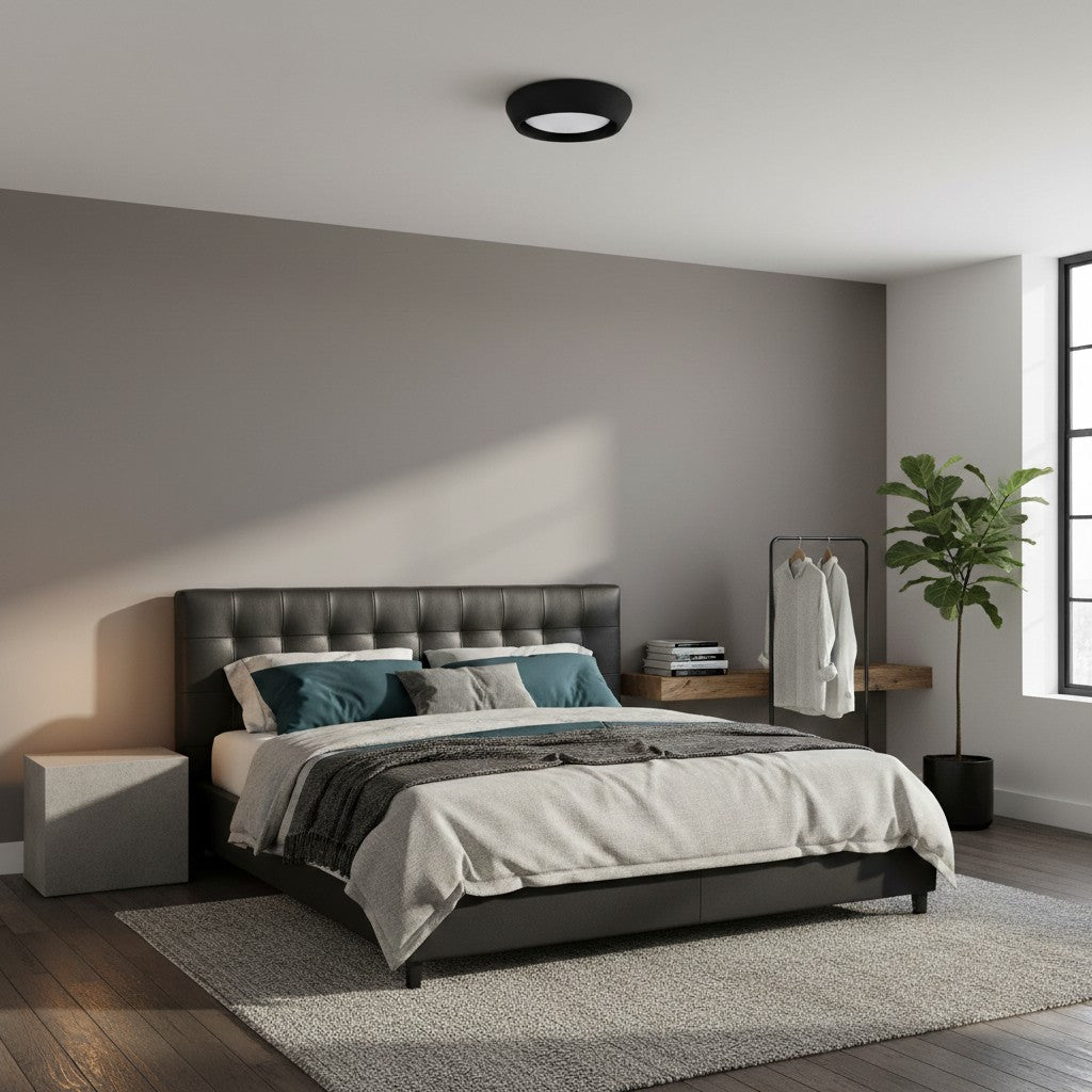 Modern Round Plaster Ceiling Light