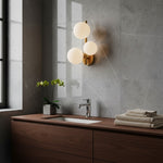 Load image into Gallery viewer, Modern Round Glass &amp; Metal Wall Sconce