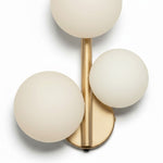 Load image into Gallery viewer, Modern Round Glass &amp; Metal Wall Sconce