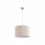 Load image into Gallery viewer, Modern Scandinavian Round Linen Pendant Light