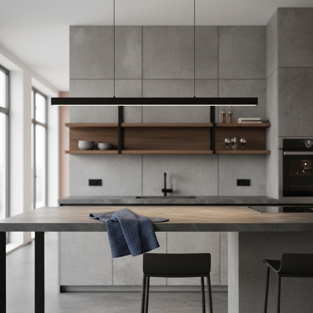 Modern Minimalist Linear Pendant Light